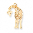 10k GIRAFFE CHARM