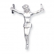 Sterling Silver Corpus (Crucified Christ) Pendant