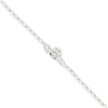 Sterling Silver Sun Charm Anklet