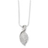 Sterling Silver & CZ Polished Fancy Necklace chain