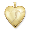 1/20 Gold Filled 20mm Entwined Hearts Heart Locket chain