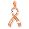 14k Rose Gold Awareness Pendant