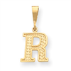 14k Initial R Charm