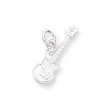 Sterling Silver Electric Guitar Charm