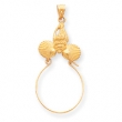 14k Sea Shell Charm Holder