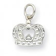 Sterling Silver Crown Charm