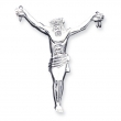 Sterling Silver Corpus (Crucified Christ) Pendant