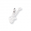 Sterling Silver Electric Guitar Charm