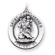 Sterling Silver St. Christopher Medal