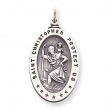 Sterling Silver St. Christopher Medal