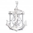 Sterling Silver Mariner Cross Pendant