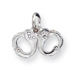 Sterling Silver Handcuffs Charm
