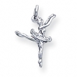 Sterling Silver Ballerina Charm
