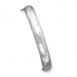 Sterling Silver 9.5mm Fancy Hinged Bangle Bracelet