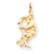 10k HOCKEY PLAYER CHARM