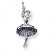Sterling Silver Ballerina Charm