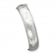 Sterling Silver 15mm Fancy Hinged Bangle Bracelet