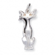 Sterling Silver Cat Charm