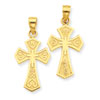 14k Reversible Passion Cross Pendant