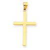 14K Stick Cross Pendant