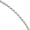 14k White Gold 2.50mm Twist Slip-on Bangle