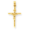 14K Stick Style Crucifix Pendant