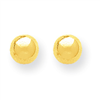 14k Polished 7mm Ball Post Earrings
