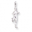 Sterling Silver Runner Pendant