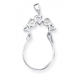 Sterling Silver Heart Charm Holder