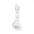 Sterling Silver Mirror Charm