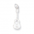Sterling Silver Guitar Charm