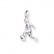 Sterling Silver Lady Bowler Charm