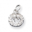 Sterling Silver Wreath Charm