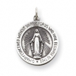 Sterling Silver Antiqued Miraculous Medal