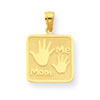 14k Mom & Me Hands Pendant