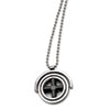 Stainless Steel Black-plated X Fancy Moveable 22in Necklace chain