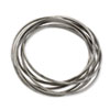 Stainless Steel Intertwined Bangle Bracelet