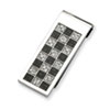 Stainless Steel Black and Grey Carbon Fiber Money Clip