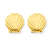 14k Shell Post Earrings