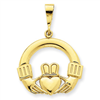 14k Claddagh Pendant