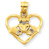 14k Claddagh Charm