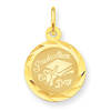 14k Graduation Cap Charm