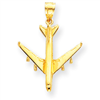 14k 3-D Jet Pendant