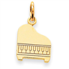 14k Piano Charm