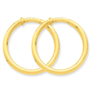 14k Non-Pierced Hoop Earrings