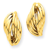14k Polished Fancy Post Earrings