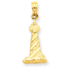 14k 3-D Cape Hatteras Lighthouse Pendant