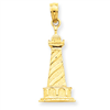 14k Lighthouse Pendant