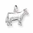 Sterling Silver Cow Charm