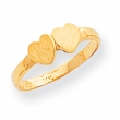 14k Childs Double Heart Ring